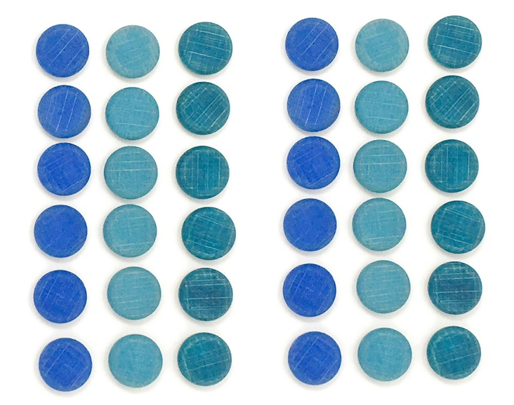 Grapat Mandala Kleine Blaue Scheiben Coins