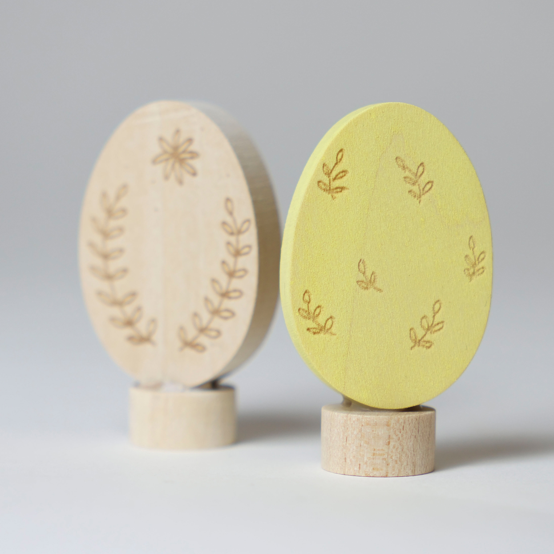 GRIMM ́S Steckfiguren Osterset Ostereier mit Ornamenten
