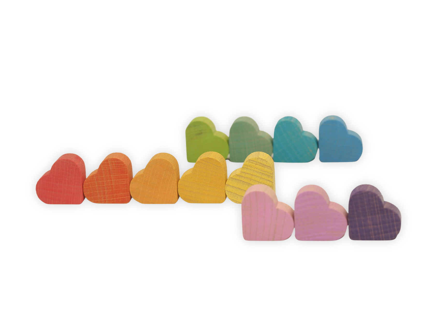 OCAMORA Herzen bunt Corazones Color