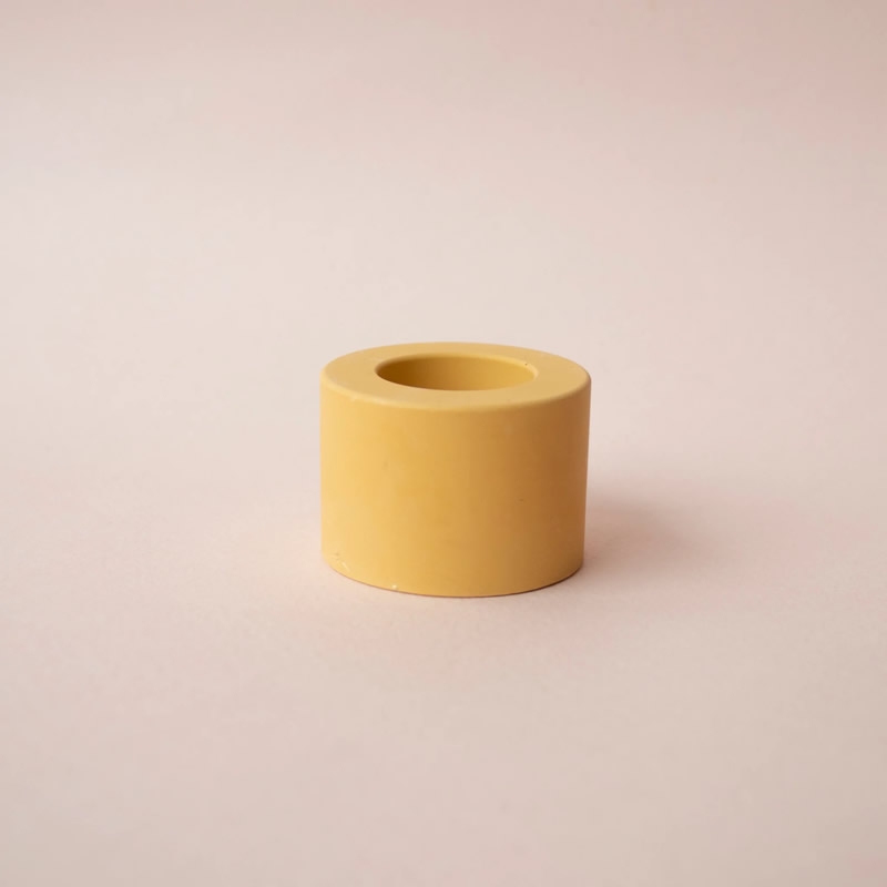 Madam ERLE Kerzenhalter PETITE ocker Madam ERLE Kerzenhalter PETITE ocker