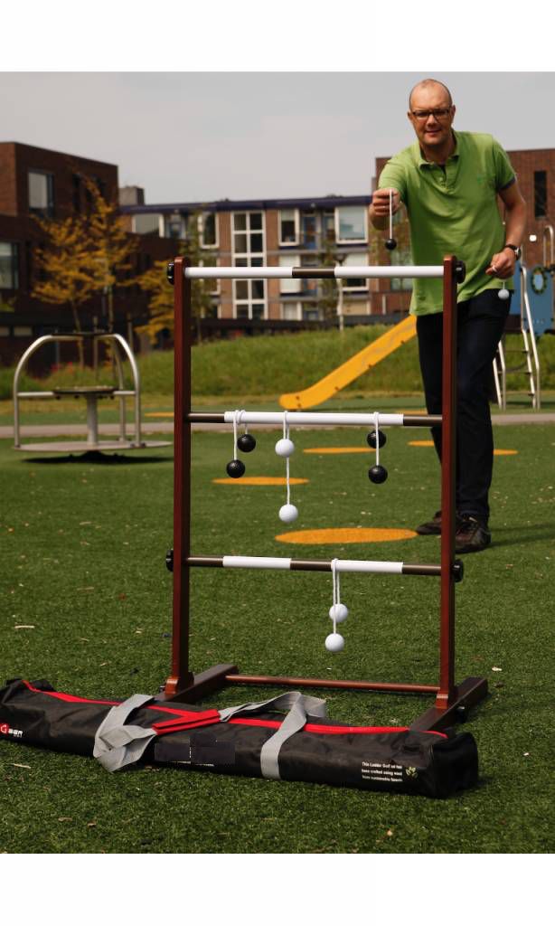 Übergames Meister Leitergolf weiß-grün SOFT Bolas