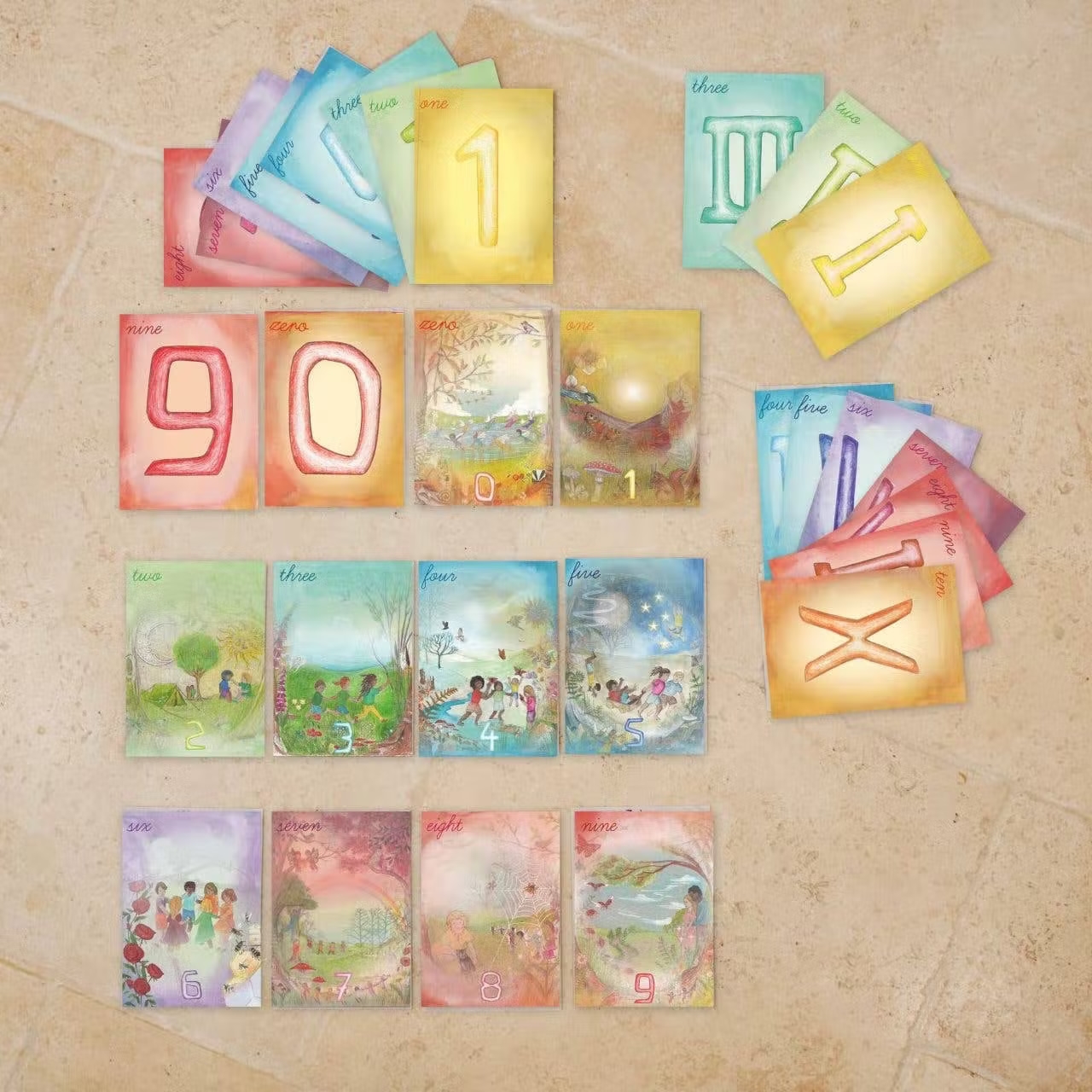 Wilded Family Waldorf Number Cards Set Wilded Family Waldorf Number Cards Set