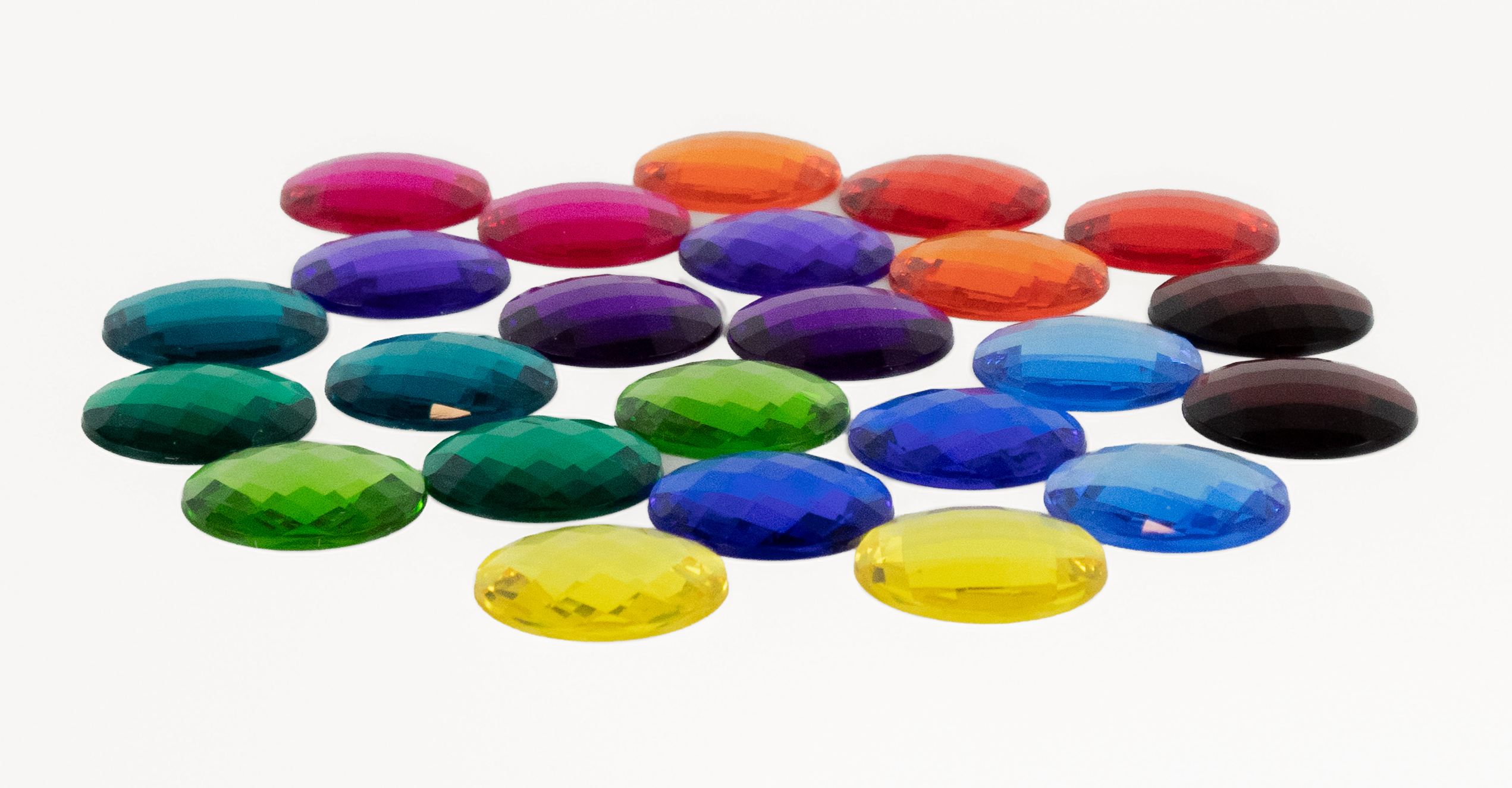 BAUSPIEL Funkelsteine transparent (24 Teile)