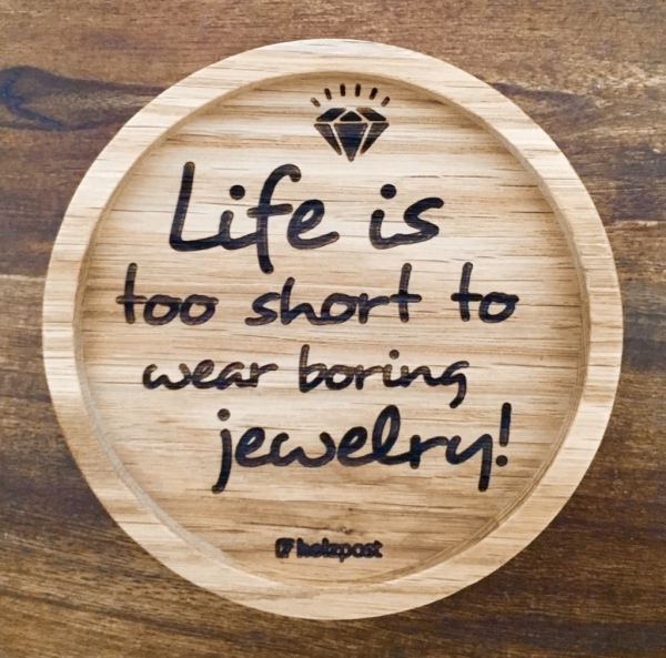 Holzpost® Untersetzer Jewelry Holzpost® Untersetzer Jewelry