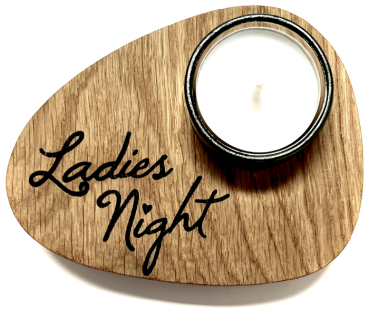 Holzpost® Teelicht Ladys Night Holzpost® Teelicht Ladys Night