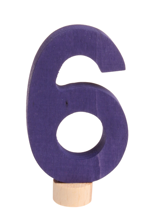 GRIMM ́S Zahlenstecker 6, Schulschrift