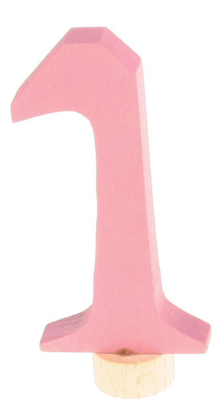 GRIMM´S Zahlenstecker 1 rosa