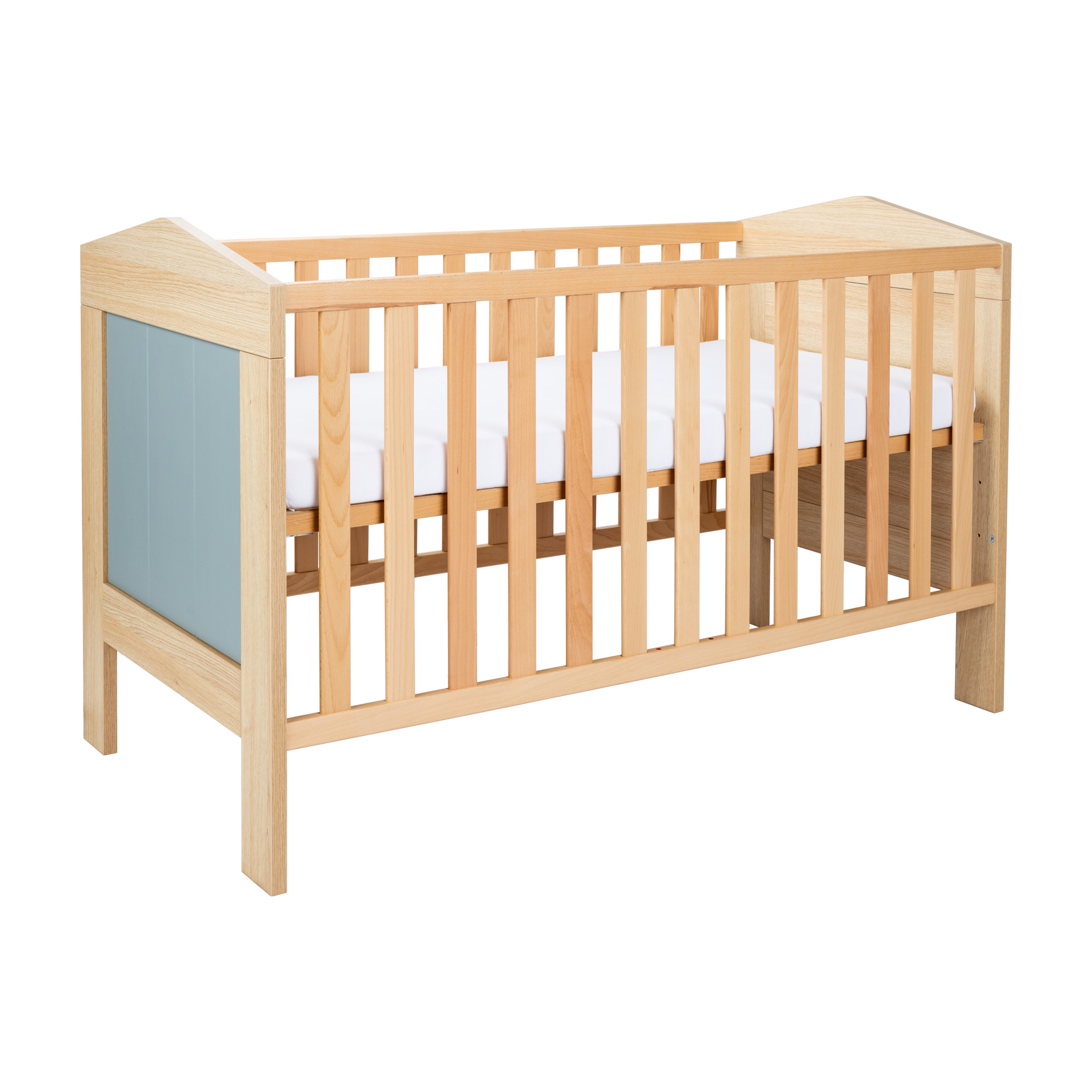Arthur Berndt Babyzimmer ROOFY Kinderbett in Salbei und Nagano Oak NB Arthur Berndt Babyzimmer ROOFY Kinderbett in Salbei und Nagano Oak NB