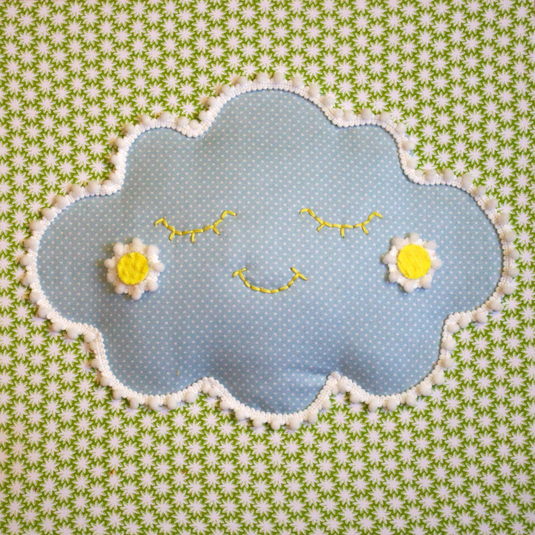 MOEPA Textil-Bild Springy Cloud