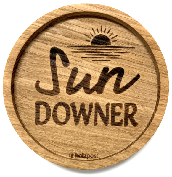 Holzpost® Untersetzer SunDowner Holzpost® Untersetzer SunDowner