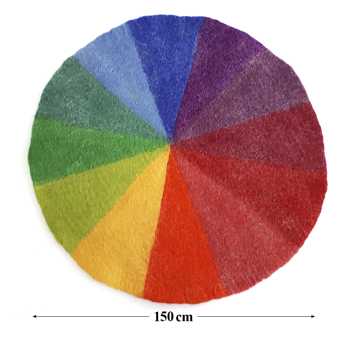 BAUSPIEL Großer Farbenkreis aus Filz (150 cm)