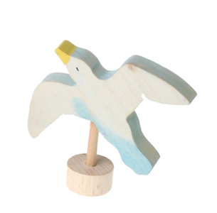 GRIMM´S Stecker Möwe, handbemalt GRIMM´S Stecker Möwe, handbemalt