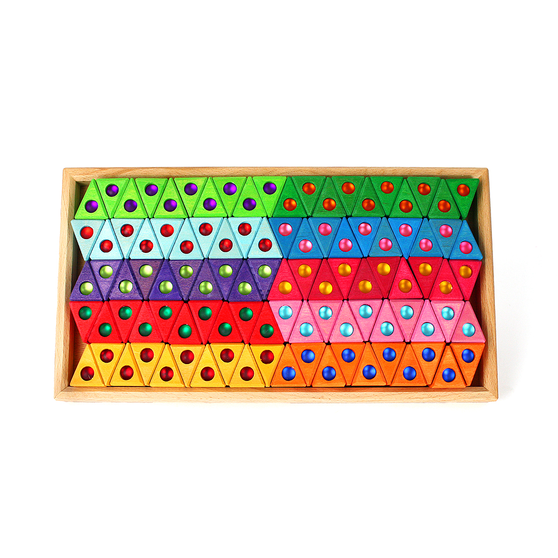 BAUSPIEL Kleine Bunte Dreiecke BAUSPIEL Kleine Bunte Dreiecke