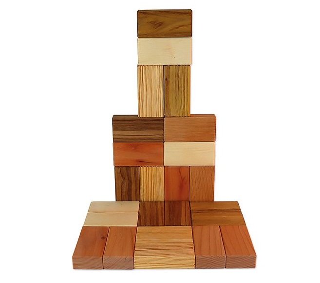 BAUSPIEL Holzliebhaberset (24 Teile)