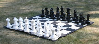 Übergames Garten Schachspiel inkl. Spielfeld Übergames Garten Schachspiel inkl. Spielfeld