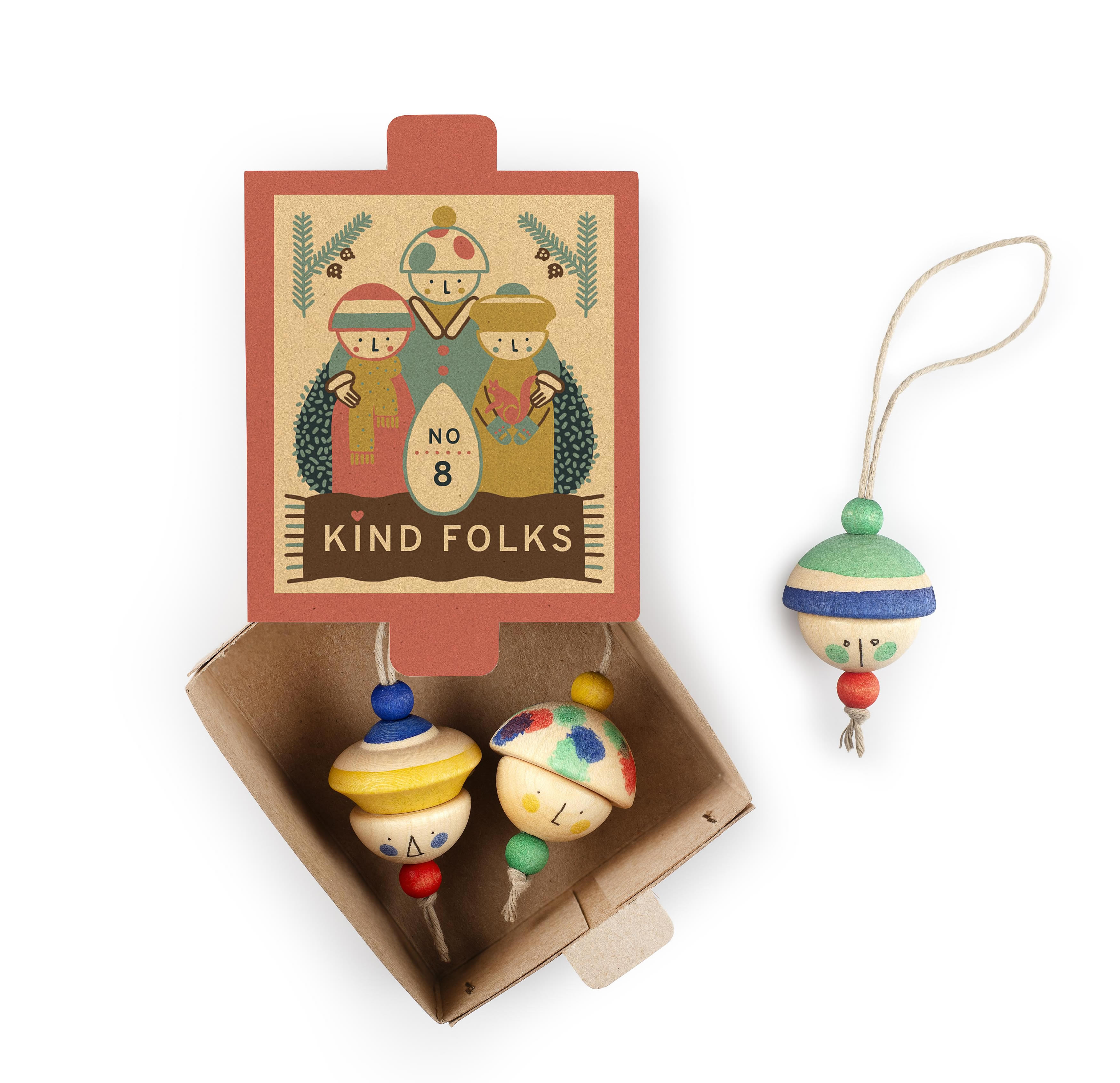 GRAPAT Ornament No 8 -   Kind Folks | Holzspielzeug Profi