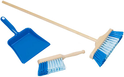 goki Kinderbesen-Set (3-teilig) blau