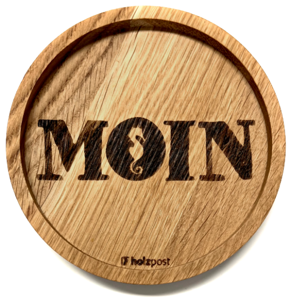 Holzpost® Untersetzer Moin Seepferdchen Holzpost® Untersetzer Moin Seepferdchen