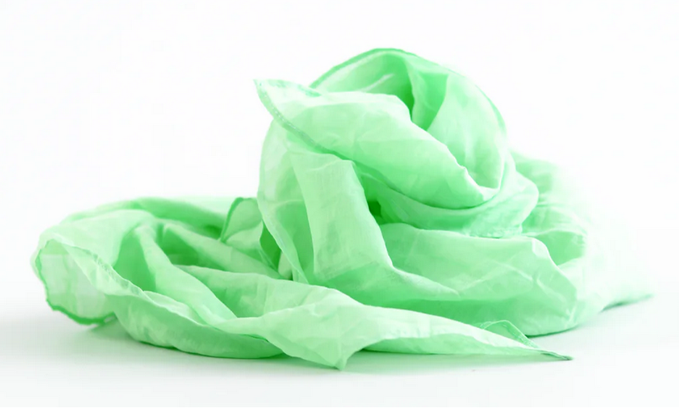 LAURA`S PLAY COTTON Spieltuch SUMMER GREEN 50x50cm
