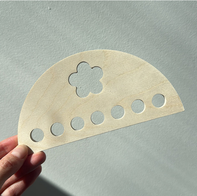 LAURA`S PLAY COTTON Display Flower klein