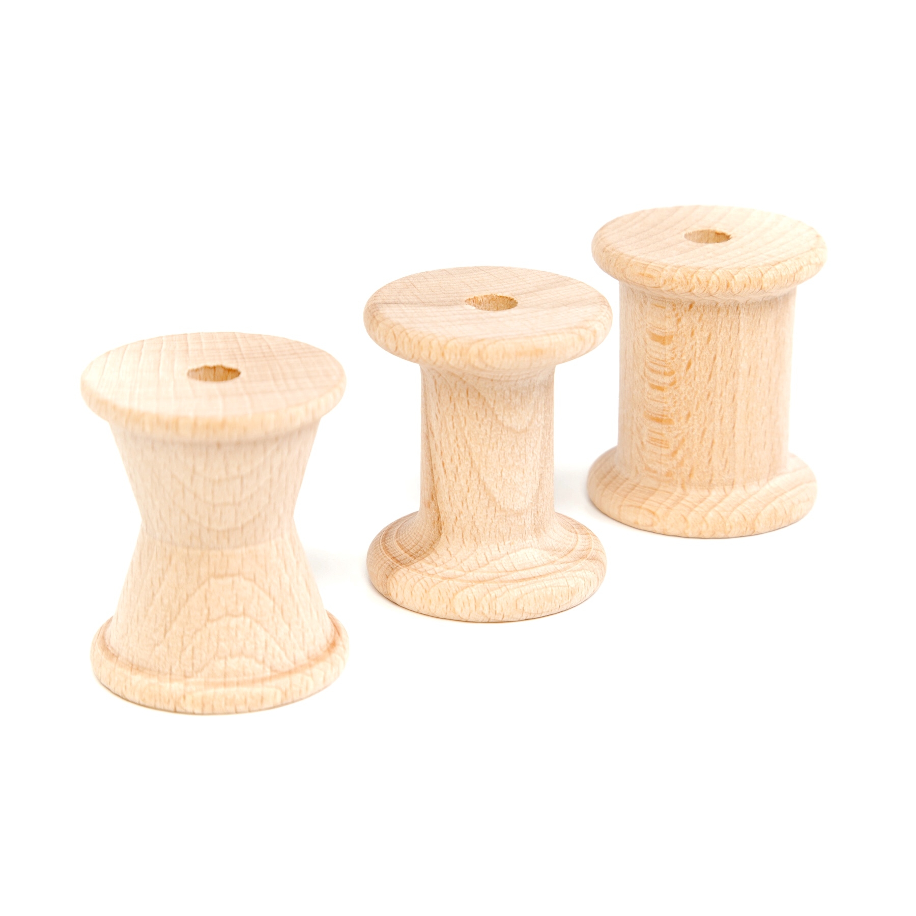 Grapat 3 Holzspulen natur Grapat 3 Holzspulen natur