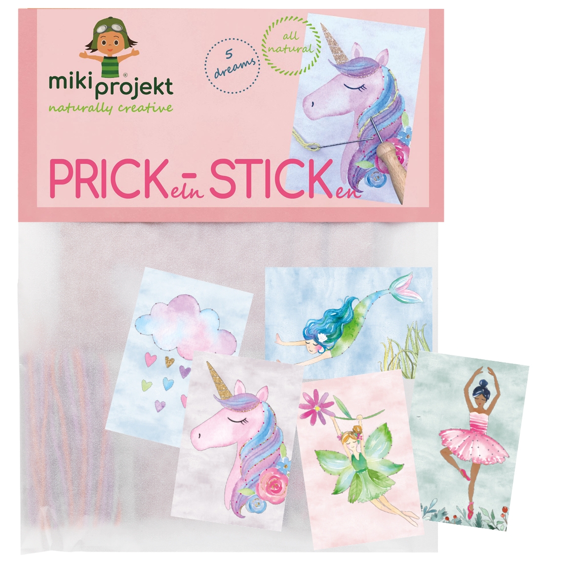 mikiprojekt Bastelset Prick-Stick 5 Dreams mikiprojekt Bastelset Prick-Stick 5 Dreams