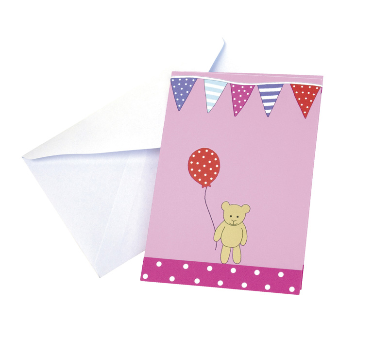 JaBaDaBaDo Einladungskarten Kalas pink (8 Stk.) JaBaDaBaDo Einladungskarten Kalas pink (8 Stk.)