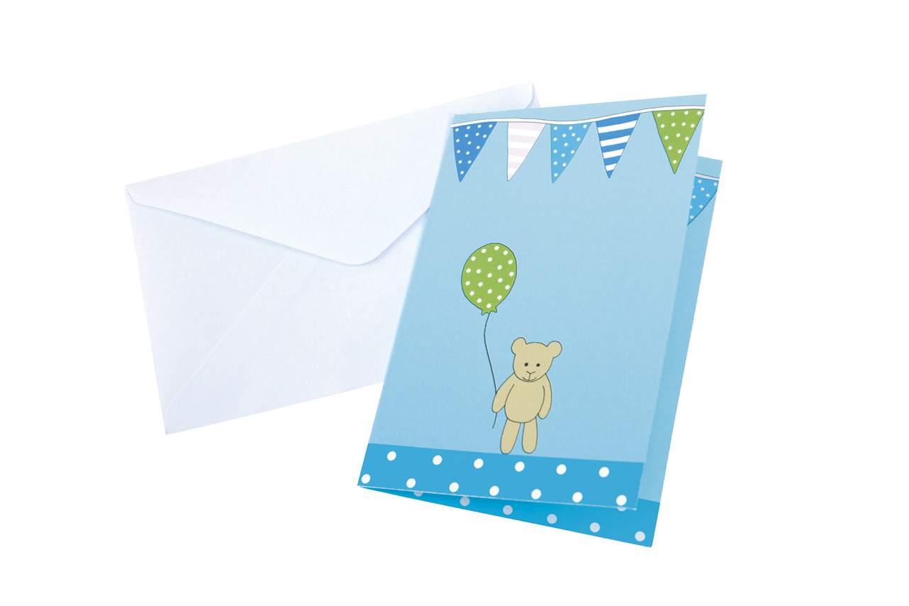 JaBaDaBaDo Einladungskarten Kalas blau (8 Stk.) JaBaDaBaDo Einladungskarten Kalas blau (8 Stk.)