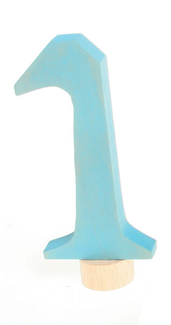GRIMM´S Zahlenstecker 1 blau