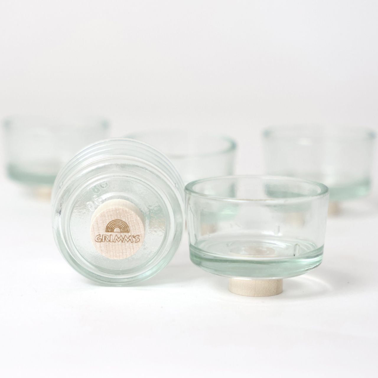 GRIMM´S Teelichthalter aus Glas (5 Stück)