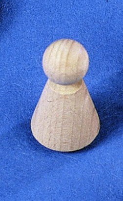 Beck Holzfigur Kegel Beck Holzfigur Kegel