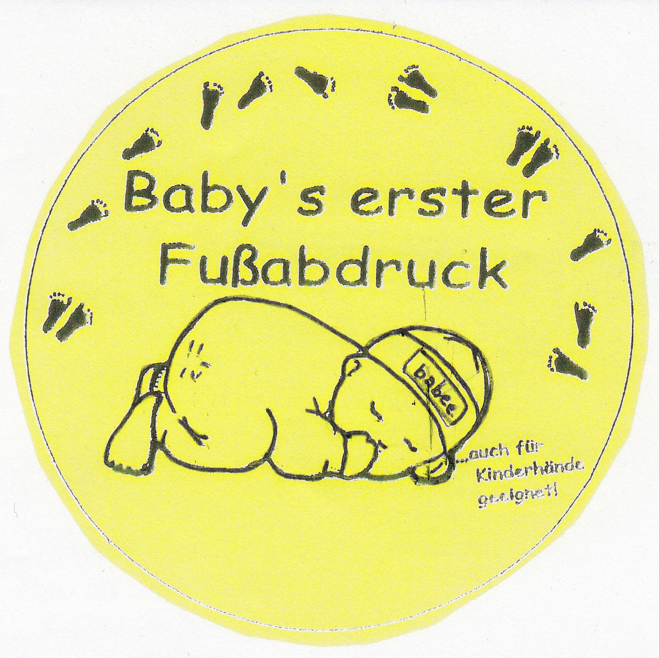 GIPSI - Babys erster Fußabdruck