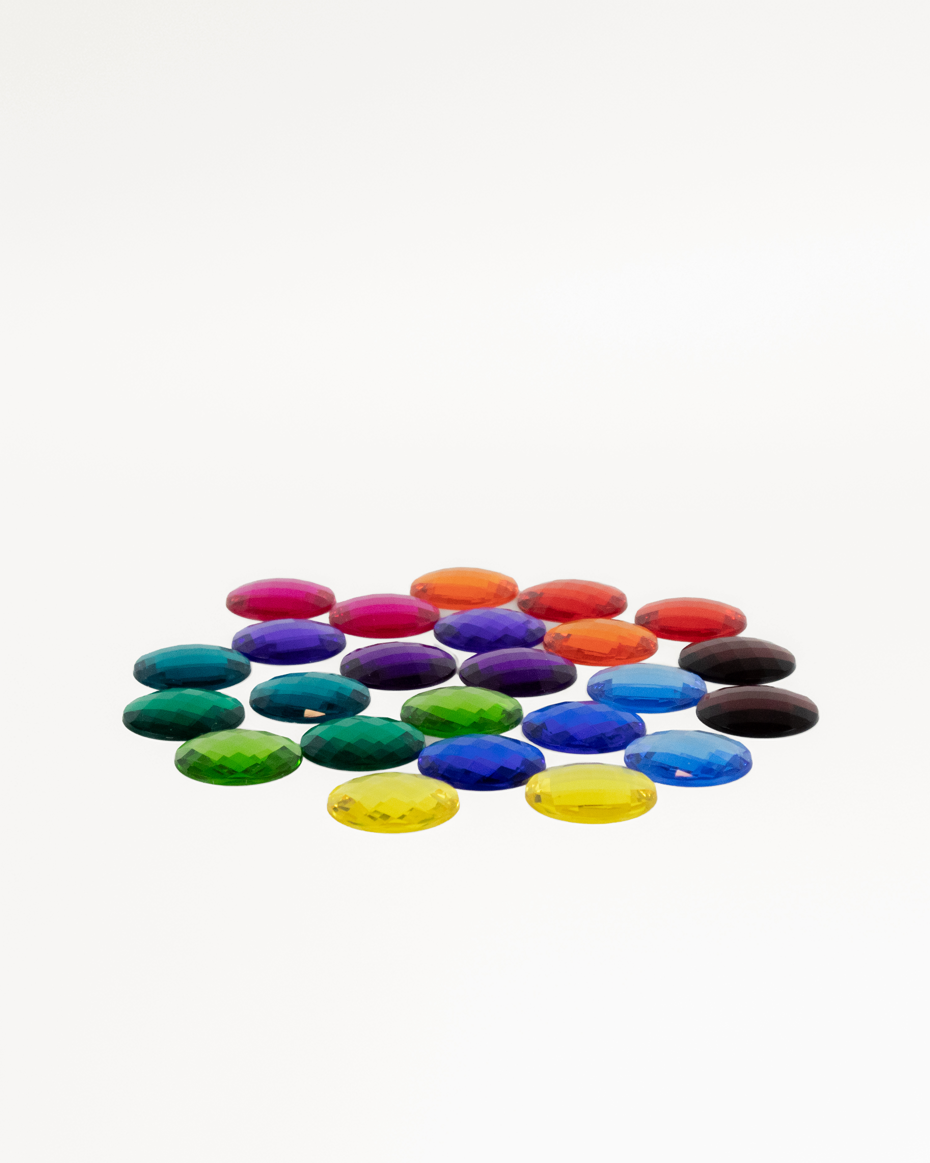 BAUSPIEL Funkelsteine transparent (24 Teile)