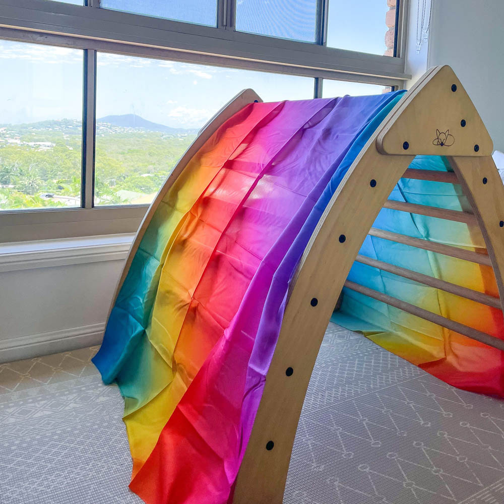 Play Silkies JUMBO Spielseide Rainbow - Holzspielzeug Profi Play Silkies JUMBO Spielseide Rainbow - Holzspielzeug Profi
