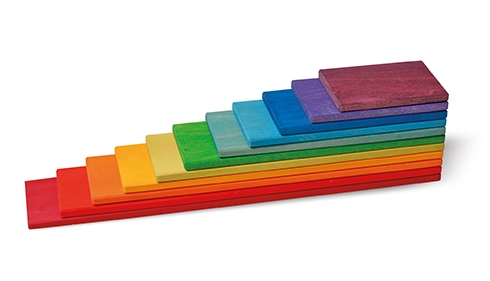 GRIMM´S Bauplatten Regenbogen (11 Teile) GRIMM´S Bauplatten Regenbogen (11 Teile)