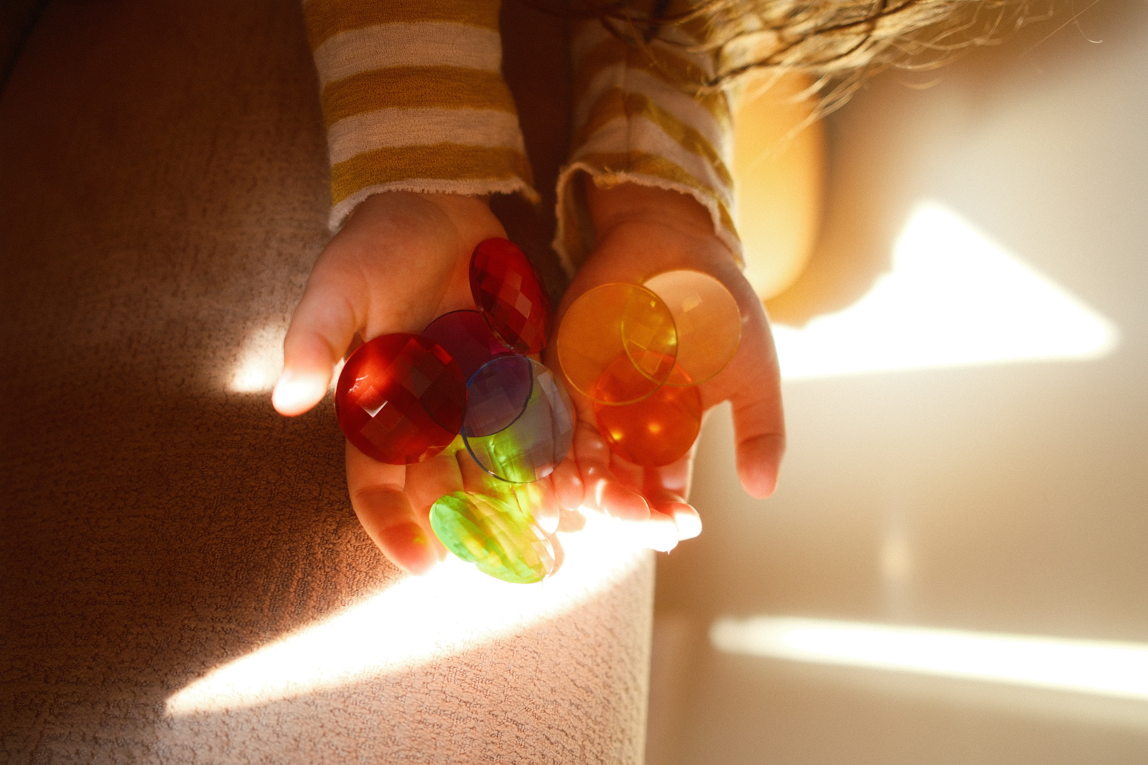 BAUSPIEL Funkelsteine transparent (24 Teile)