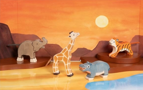 HOLZTIGER Wilde Tiere Set