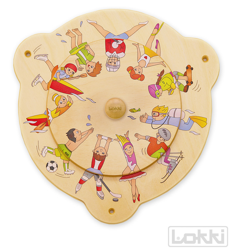 Lokki Wandspiel Drehscheibe Sport Lokki Wandspiel Drehscheibe Sport