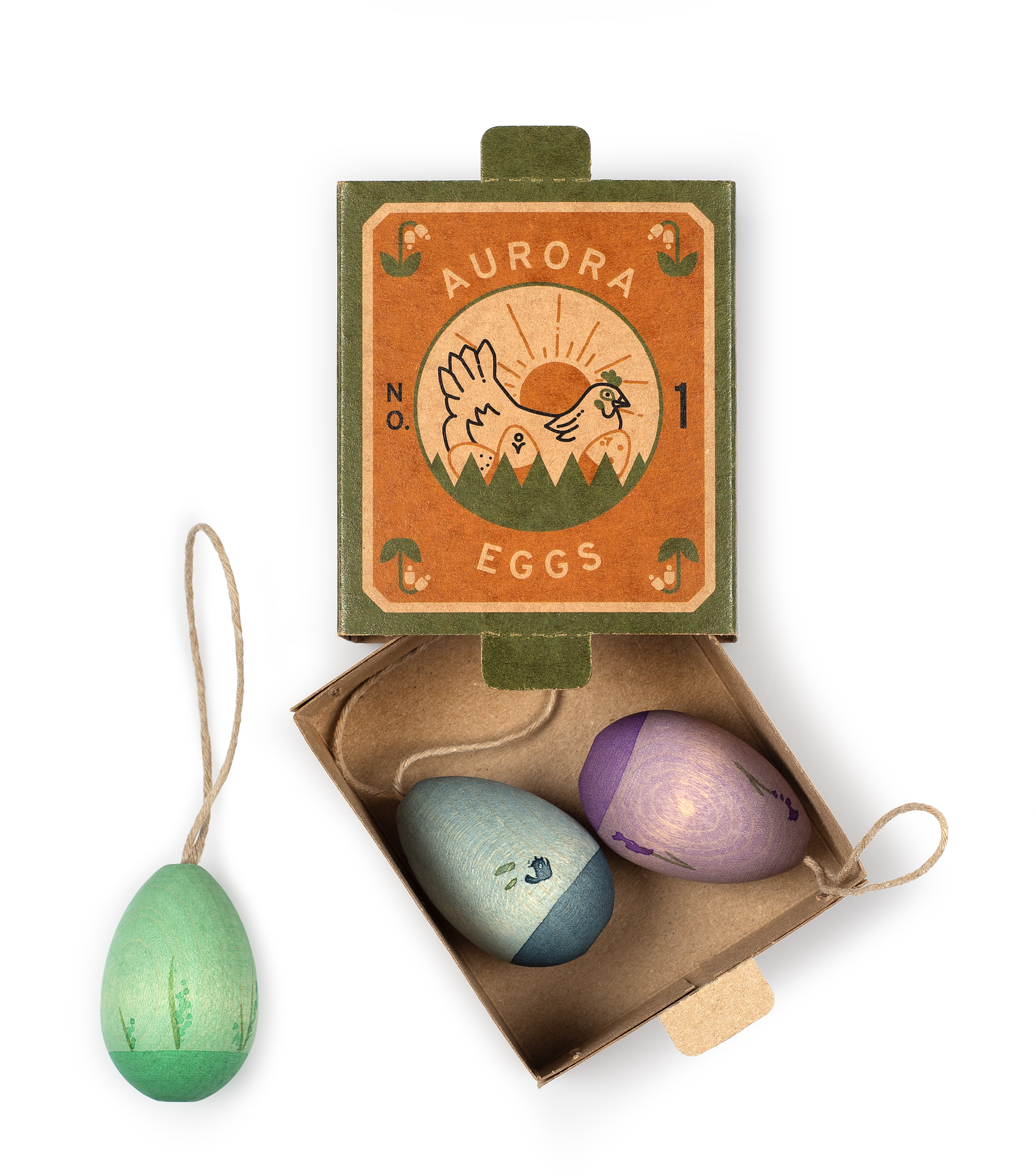 Grapat Oster Ornament No1 - Aurora Eggs