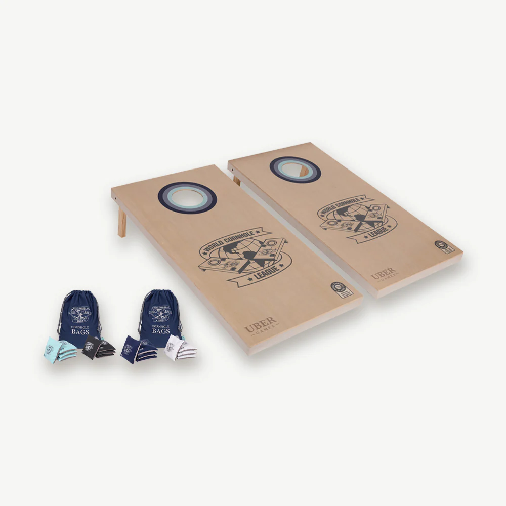 Übergames World Cornhole League - Cornhole Doppelbrett Set (120 x 60 cm)