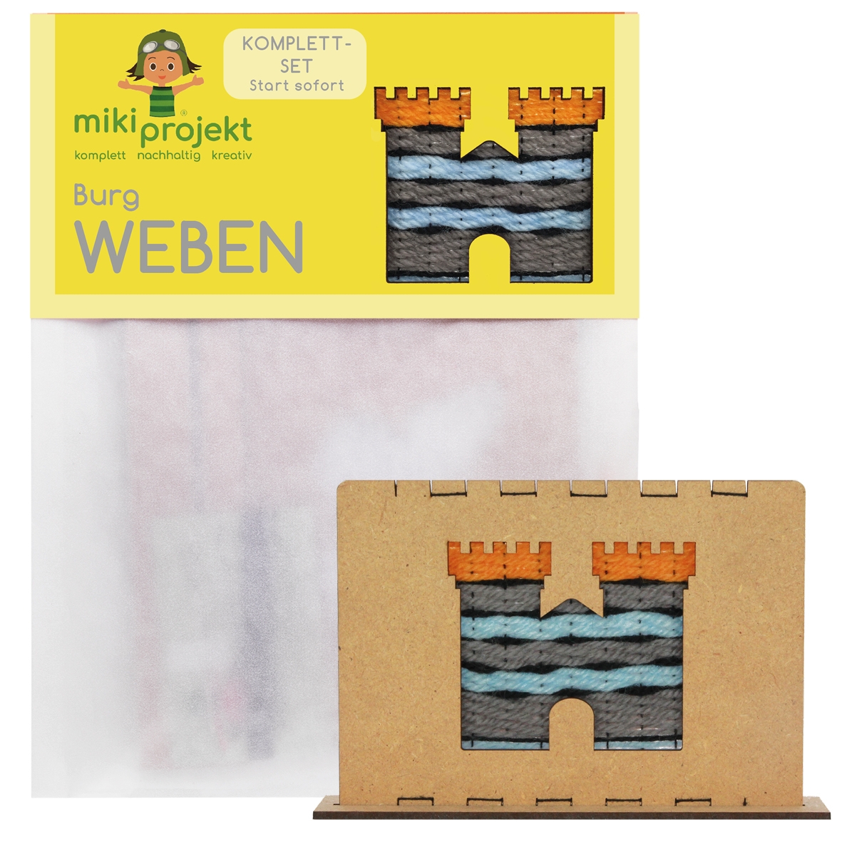 mikiprojekt Bastelset Weben Burg mikiprojekt Bastelset Weben Burg