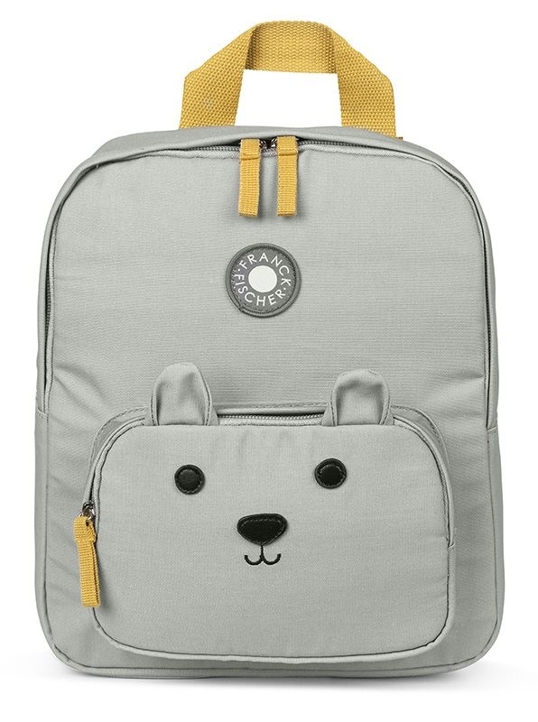 FRANCK & FISCHER Kinder-Rucksack Bär Saga grau