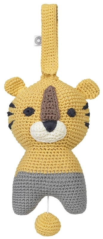 FRANCK & FISCHER Spieluhr Tiger Hella gelb