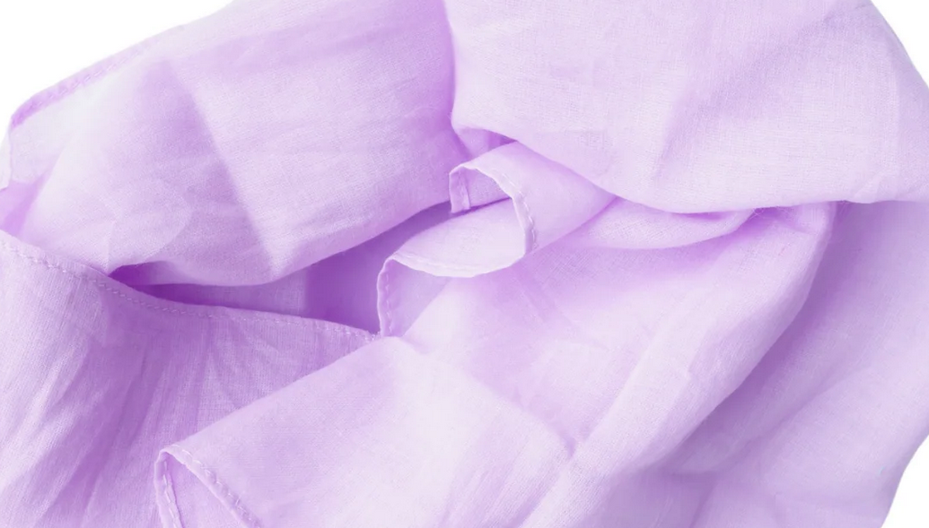 LAURA`S PLAY COTTON Spieltuch LIGHT LILA 90x90cm