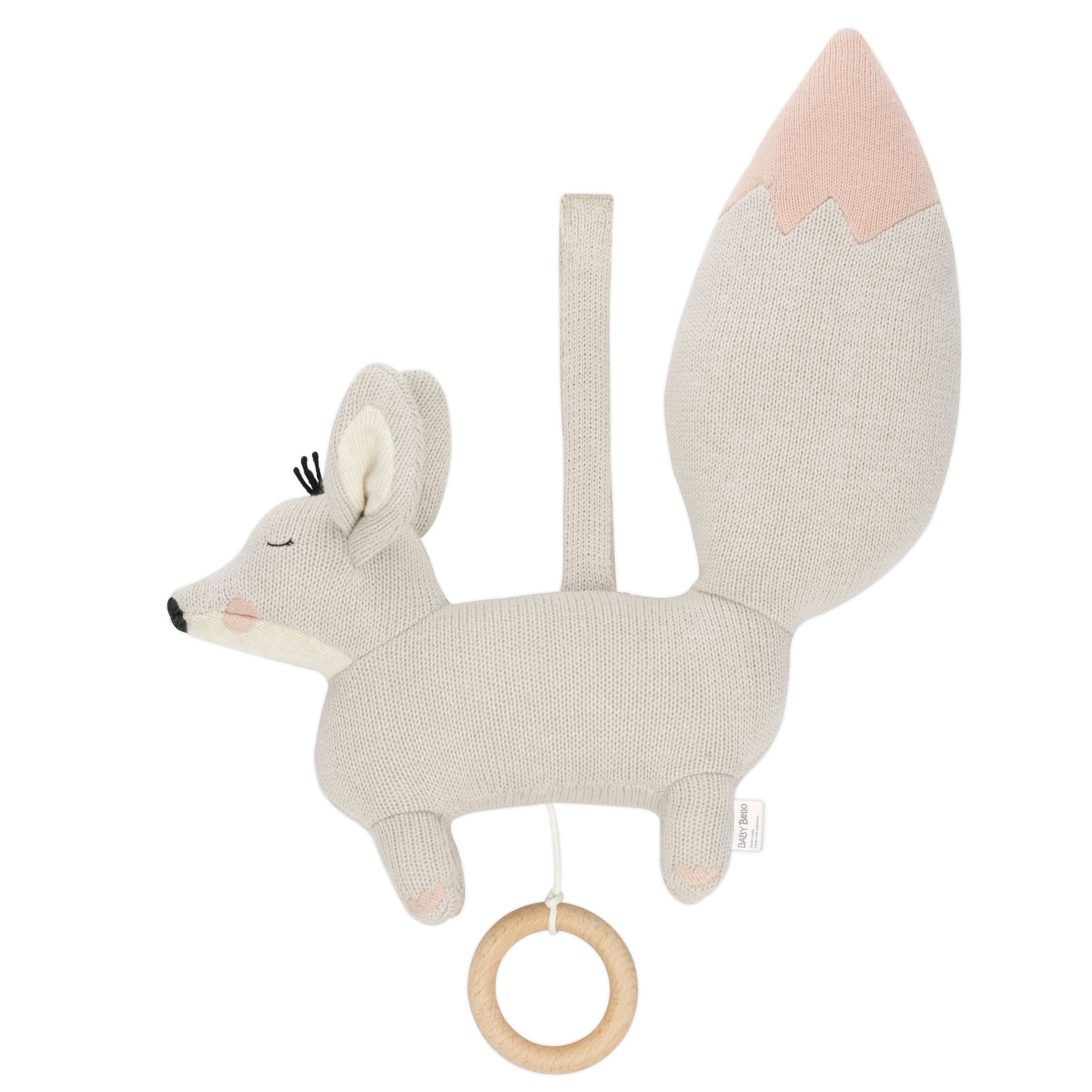 Baby Bello Spieluhr Finny the Fennex Fox Sandy Pink