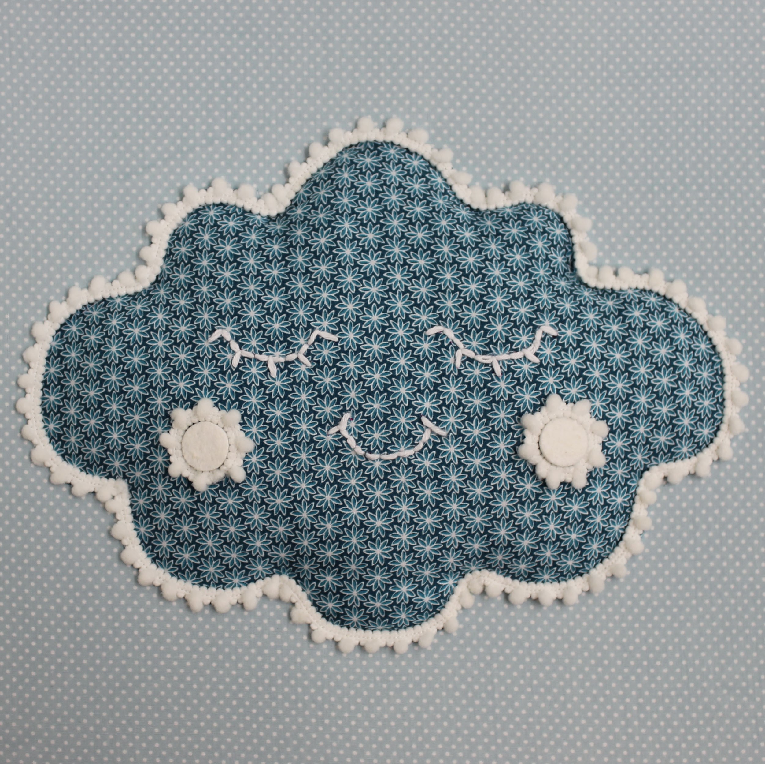 MOEPA Textil-Bild Snowy Cloud