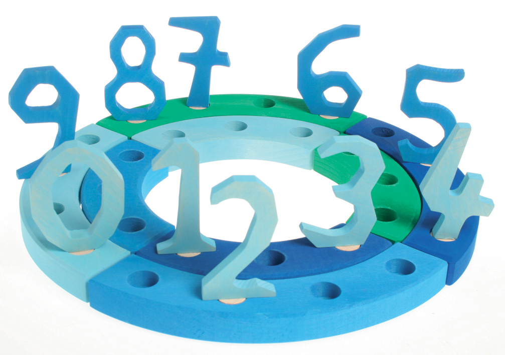 GRIMM´S Zahlenstecker 9 blau