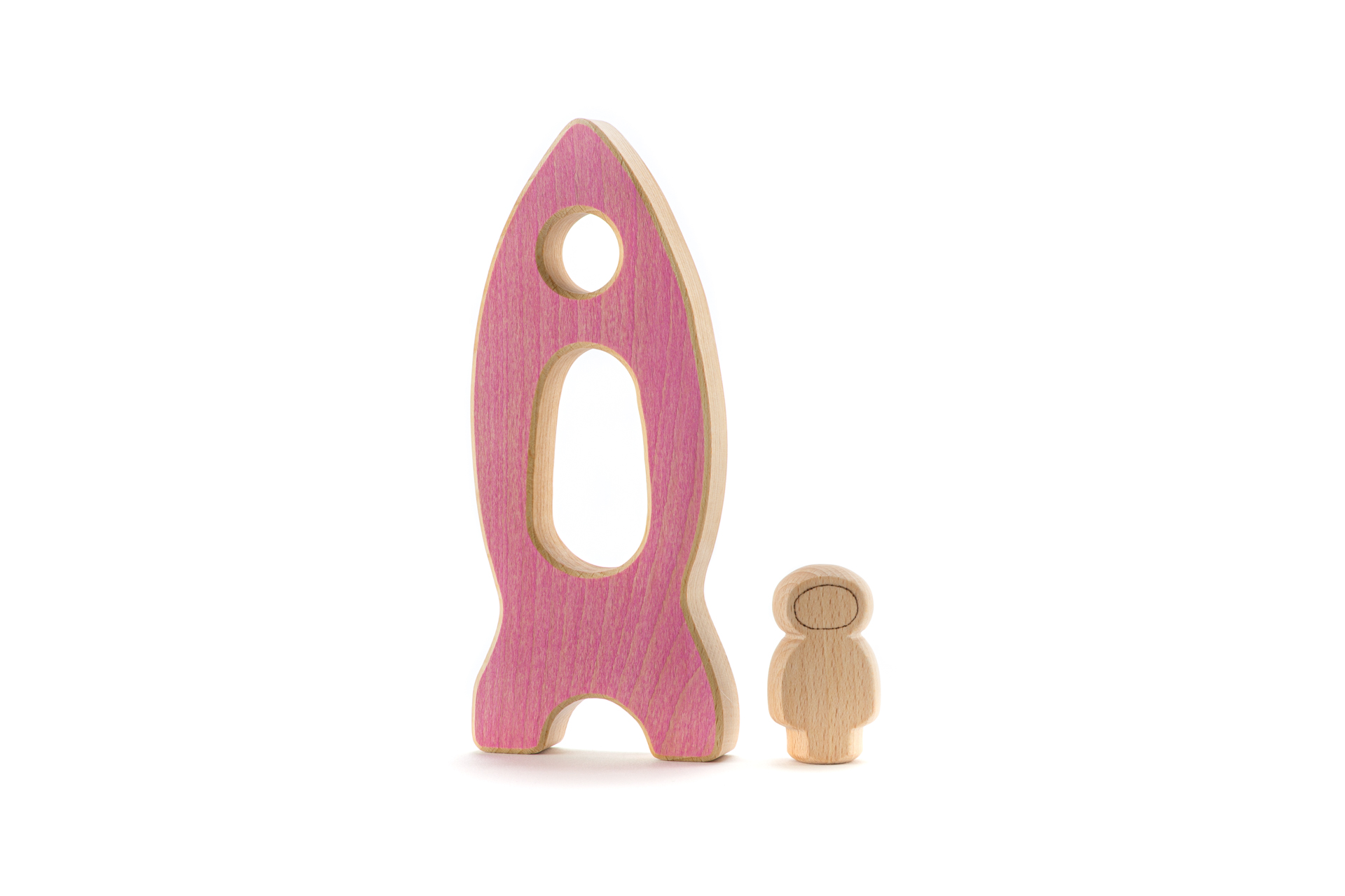 OCAMORA Rakete & Astronaut rosa