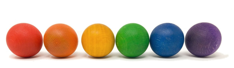 Grapat 6 Holzkugeln (45 mm) 