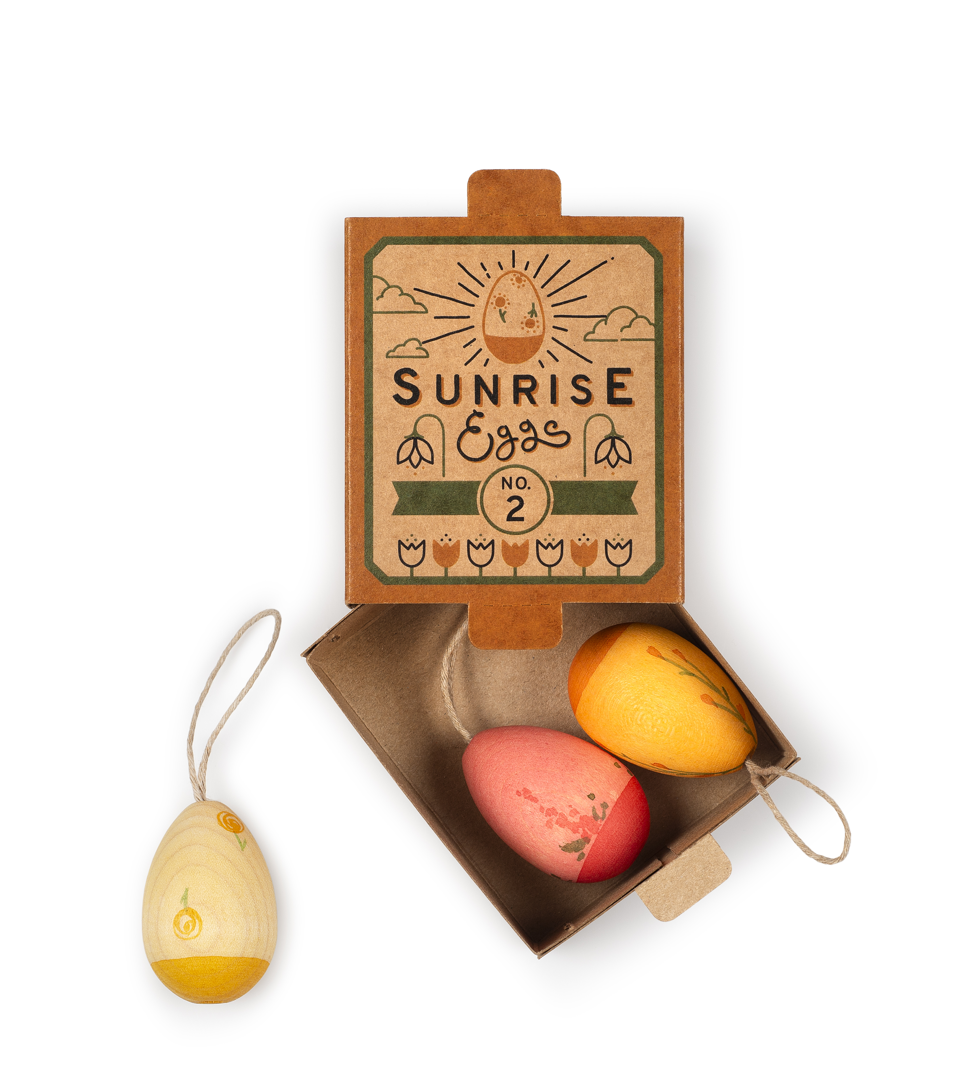 Grapat Oster Ornament No2 Sunrise Eggs - Holzspielzeug Profi Grapat Oster Ornament No2 Sunrise Eggs - Holzspielzeug Profi
